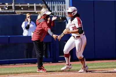 Ou Softball Backs Against Wall Sooners Overcome Adversity Rough Bedlam Start To Clinch Big 12 Title Sports Oudaily Com
