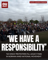 'No Kings' protesters fill Legacy Park in Norman amid national movement