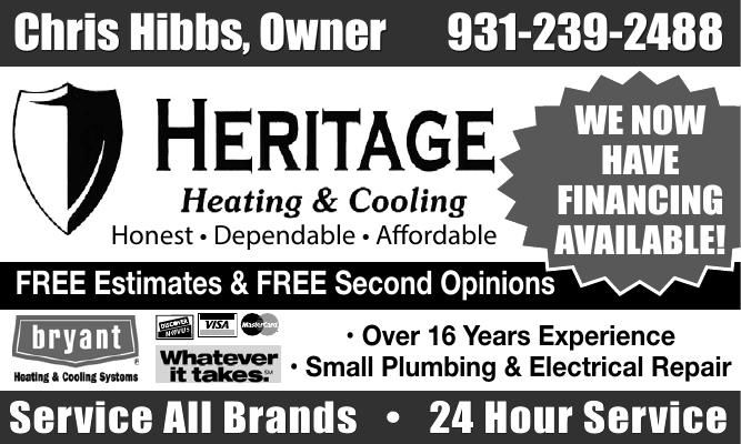 Heritage Heating And Cooling Services Overtoncountynews Pdf Heritage Heating And Cooling