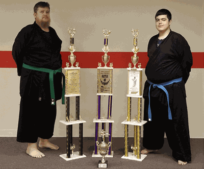 Grandfather, grandson take 1st
