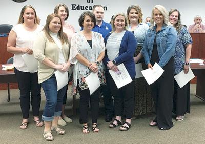 Newly tenured teachers given special recognition