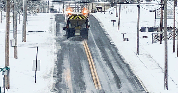 Winter Storm Izzy keeps road crews busy