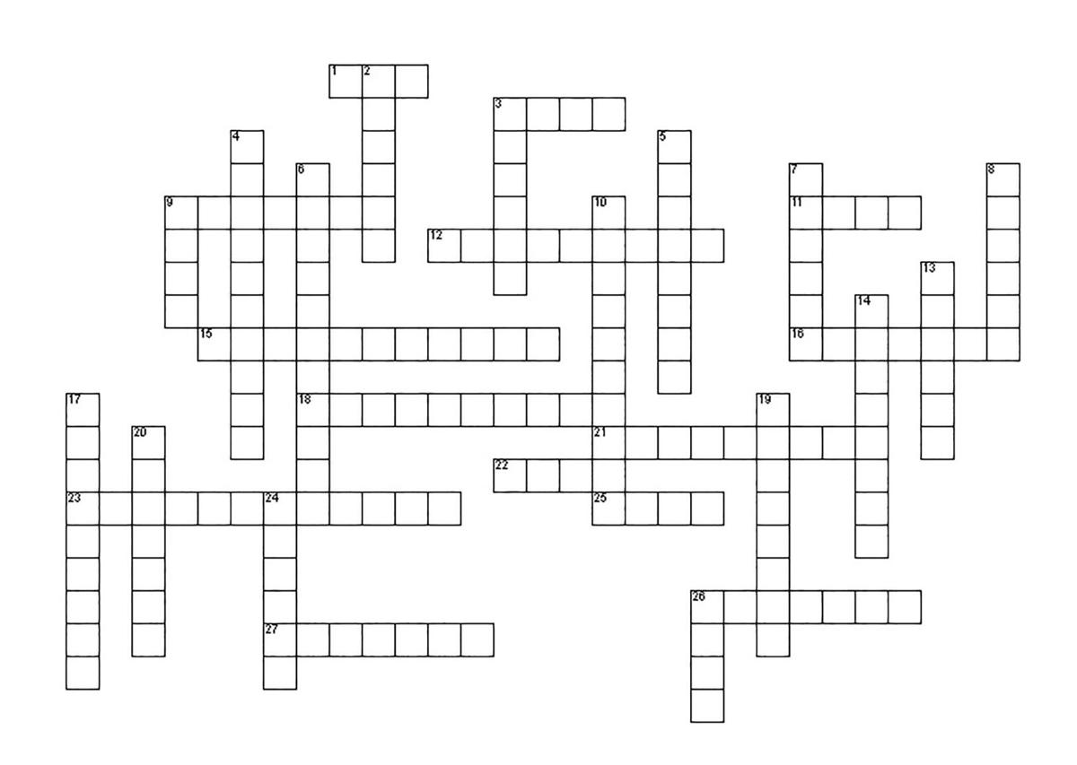 Crossword April 26, Puzzles