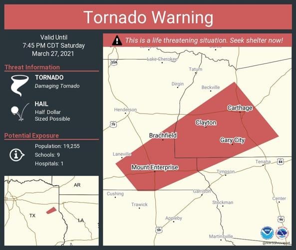 Weather Updates: Tornado warning issued for Panola County ...