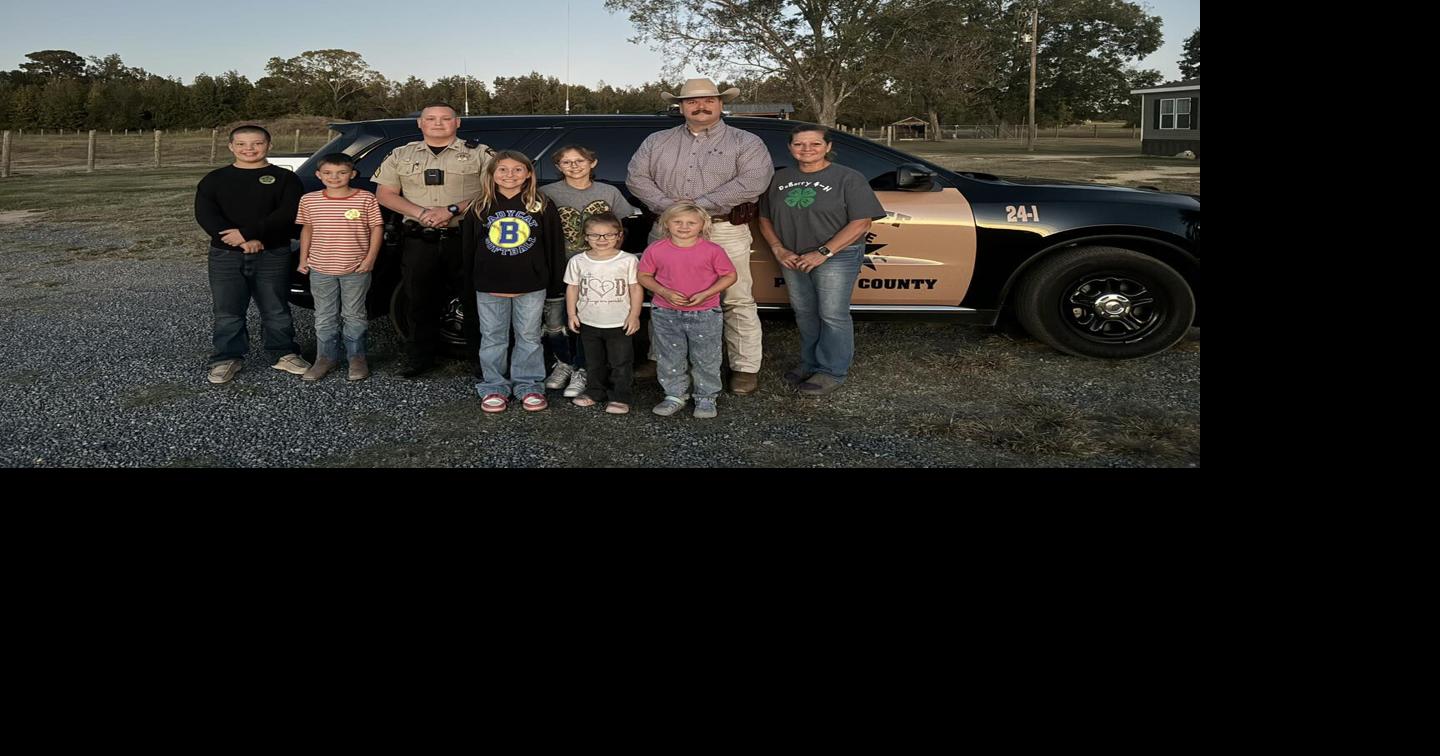 PHOTOS Panola County Sheriff's Office visits DeBerry 4H Police