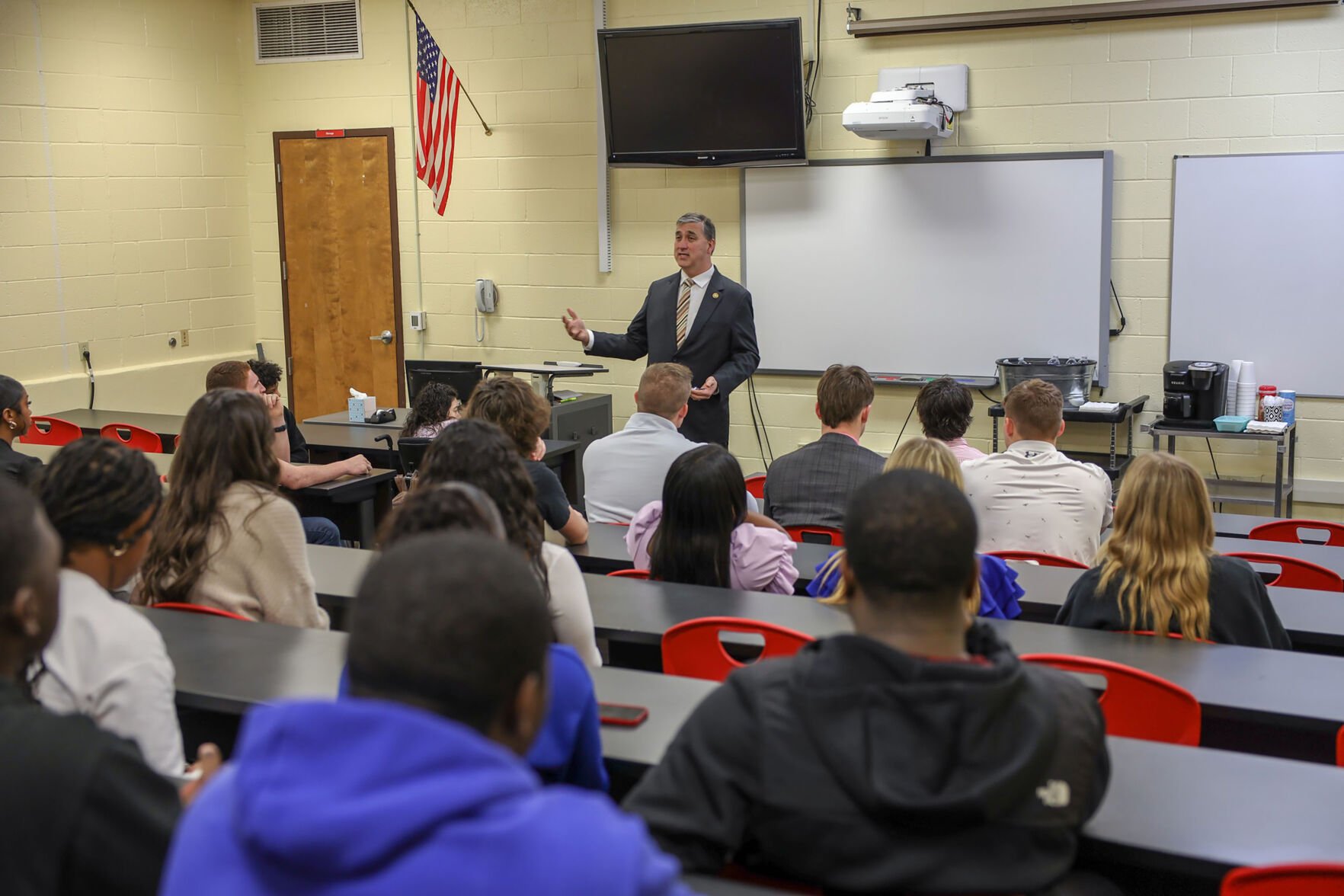 PHOTOS: Congressman Nathaniel Moran Visits Carthage High School ...