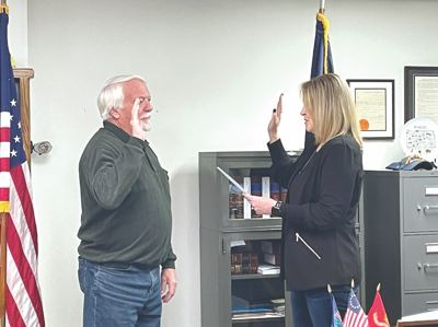 WEIDERT SWORN IN AS COUNTY COMMISSIONER