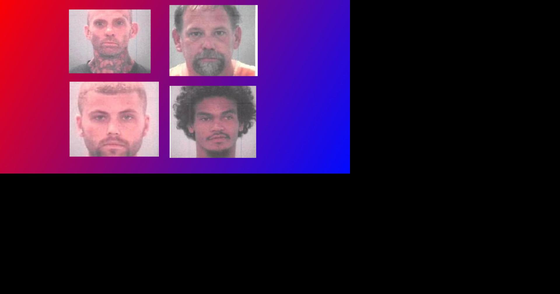 Four facing numerous drug charges after search warrant leads to arrest