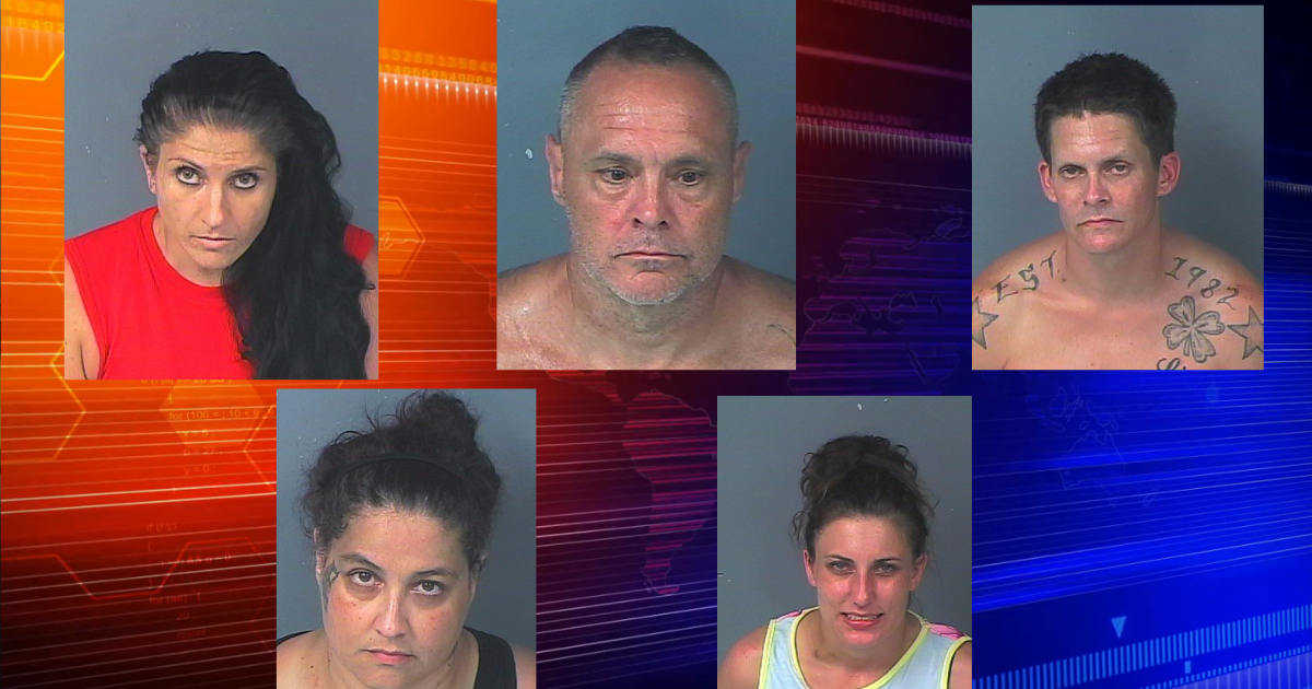 HERNANDO NEWS Detectives arrest 5 in Spring Hill drug raid Hernando