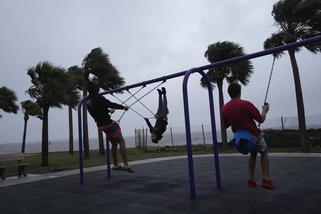 Hurricane Nicole makes landfall, weakens to tropical storm