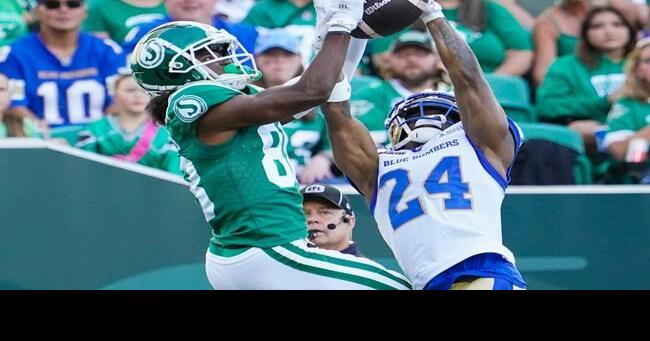 Bombers hang on for thrilling 35-33 road win over Roughriders