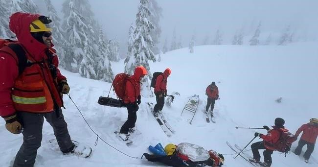 Woman survives being buried 20 minutes upside down in avalanche near Metro Vancouver - Vimarsana News