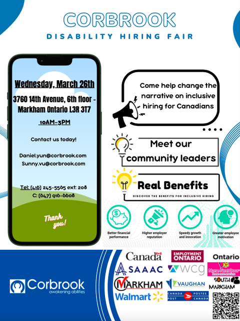 Corbrook Markhamβs upcoming disability job fair opens doors to inclusive hiring ...