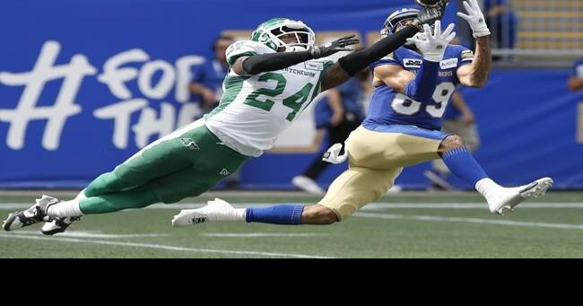 Winnipeg Blue Bombers down Saskatchewan Roughriders 26-21