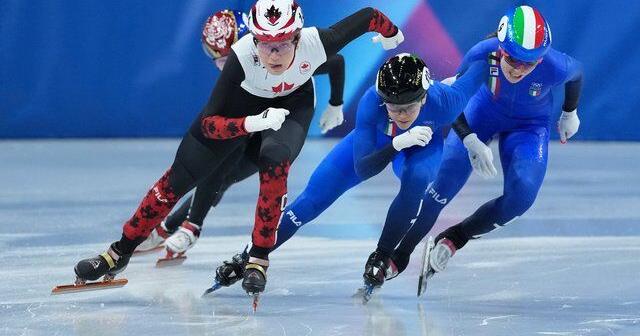 CP NewsAlert: Canada's Sarault wins Olympic silver in 1,000m short-track speedskating