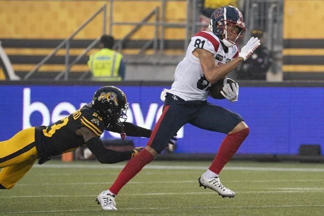 Starting QB Fajardo returns as Alouettes face tough test in Winnipeg