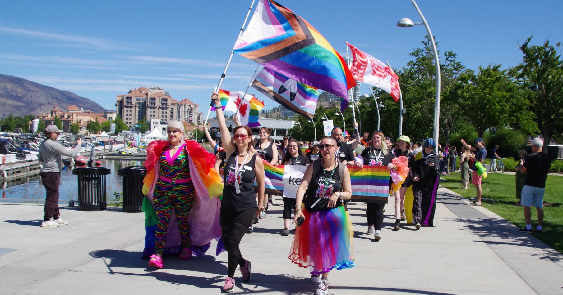 Kelowna's biggest display of Pride yet | News | pentictonherald.ca - Vimarsana News
