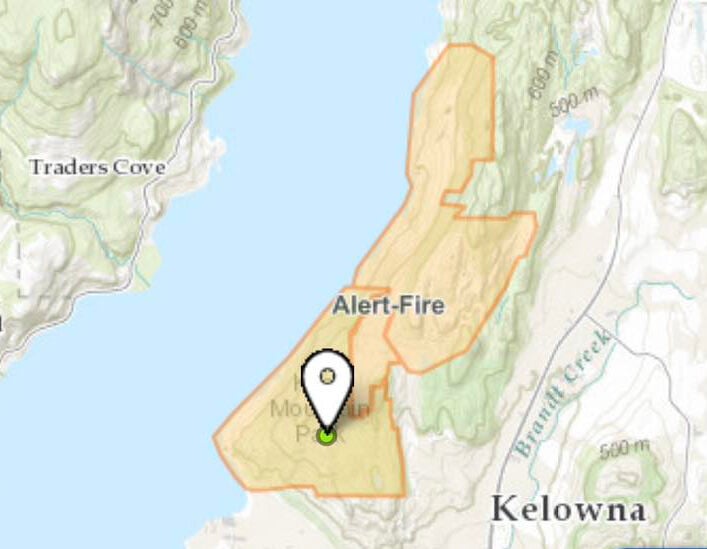 UPDATE: Evacuation alert remains for Kelowna | Bc | pentictonherald.ca