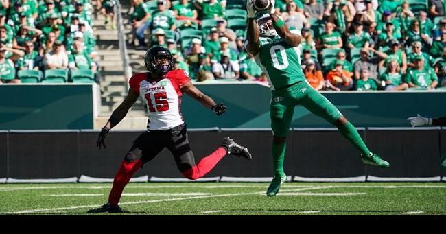 Roughriders down Redblacks 29-16 to vault over Lions in CFL’s West Division