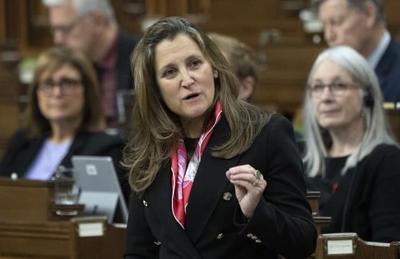 An economic threat is a national threat, Freeland tells inquiry into Emergencies Act