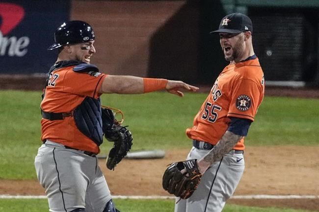 Houston Astros Jose Altuve Celebrates Jeremy Editorial Stock Photo - Stock  Image