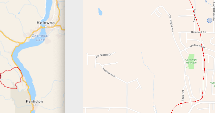 Fire advanced into Summerland neighborhoods | News | pentictonherald.ca