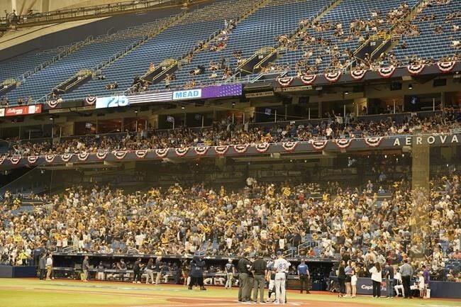 Rays stop 33-inning postseason scoreless streak on Mead's 7th-inning RBI  single