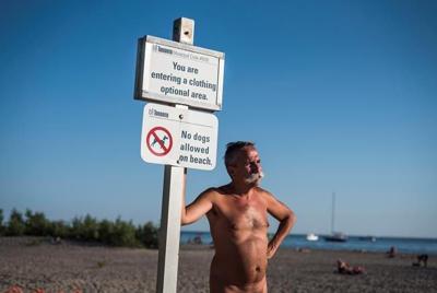 no dress in beach Nudists call for fewer clothed visitors at clothing optional beaches |  National Life