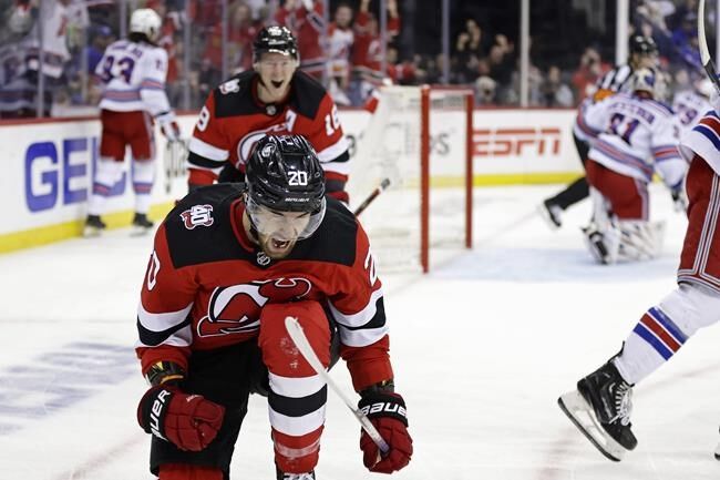 Devils blank Rangers in Game 7, face Canes in second round