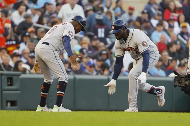 Astros hit four home runs, rout Twins to take 2-1 ALDS lead