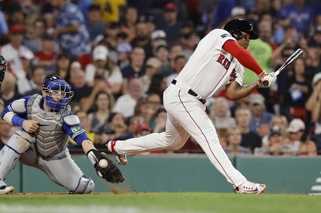 Blue Jays' Bo Bichette hits home run out of Fenway Park that lands