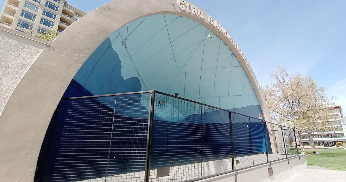 Gyro Band Shell Gyro bandshell now behind security fencing | News | pentictonherald.ca