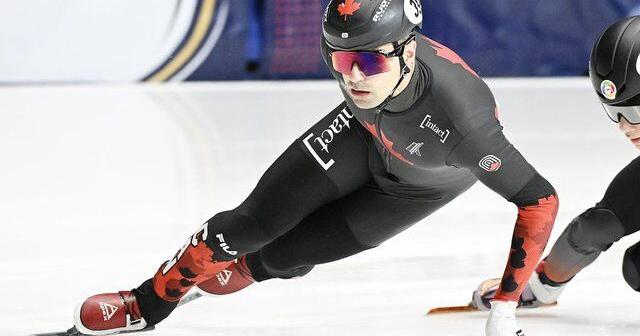 Montreal speedskater Laoun finishes second in World Tour's men's 500-metre final
