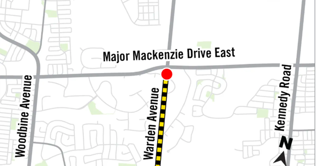 WHAT’S GOING ON HERE? Warden Avenue closed in Markham