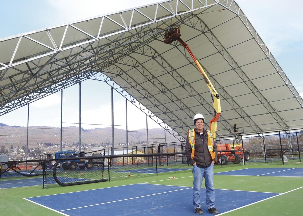 Roof raised on Vernon's pickleball courts Sports pentictonherald.ca