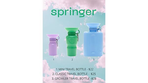 Springer Mini Travel Bottle - Green