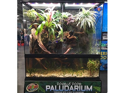 Zoo Med Paludarium Double Door Terrarium, 20 Gal, 36x18x36, 57% OFF