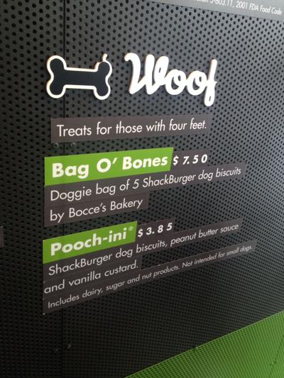 Doggy Delights: The Woof Menu at Shake Shack
