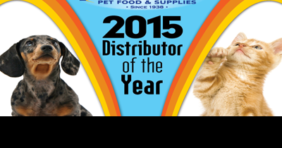 2015 Distributor of the Year Phillips Pet Food Supplies