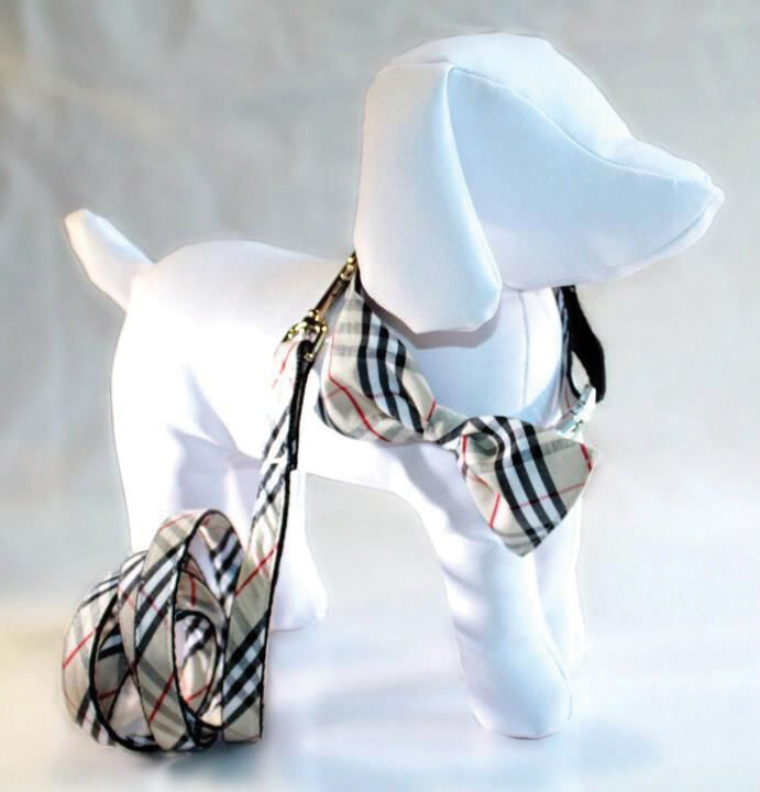 Burberry dog bow outlet tie