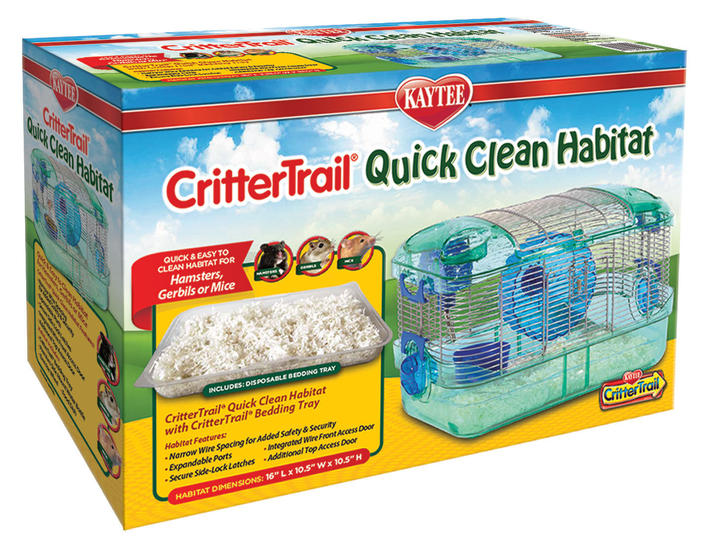 critter trail bedding tray