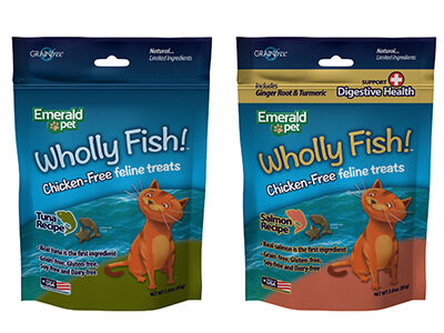 wholly fish cat treats