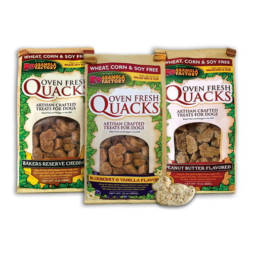 Canine store granola factory