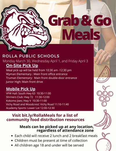 Rolla Public Schools To Provide Meals During School Closure Covid Phelpscountyfocus Com