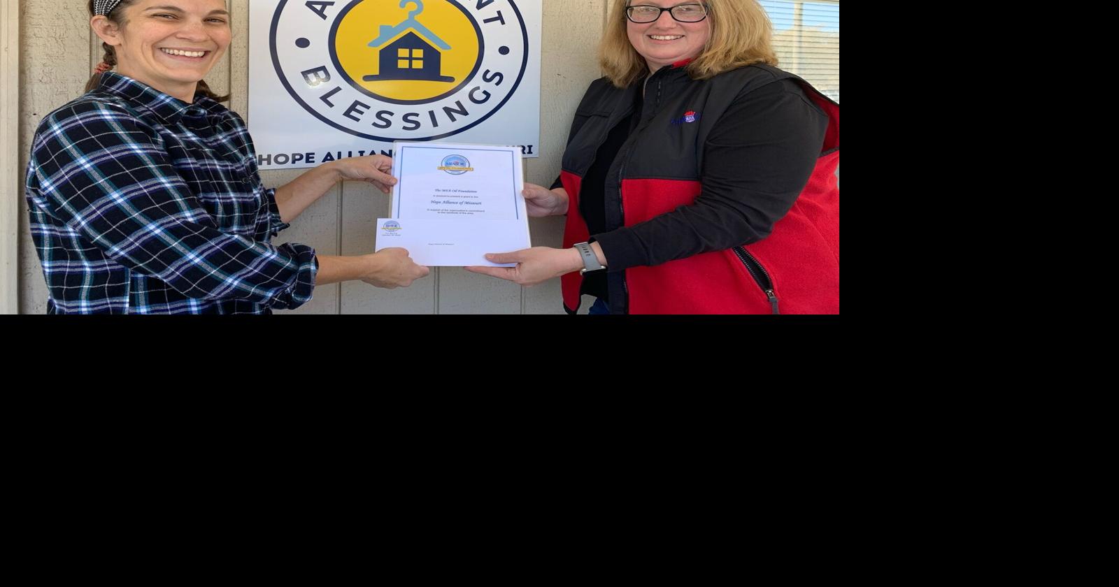 MFA Oil Foundation awards grant to Hope Alliance of Missouri The