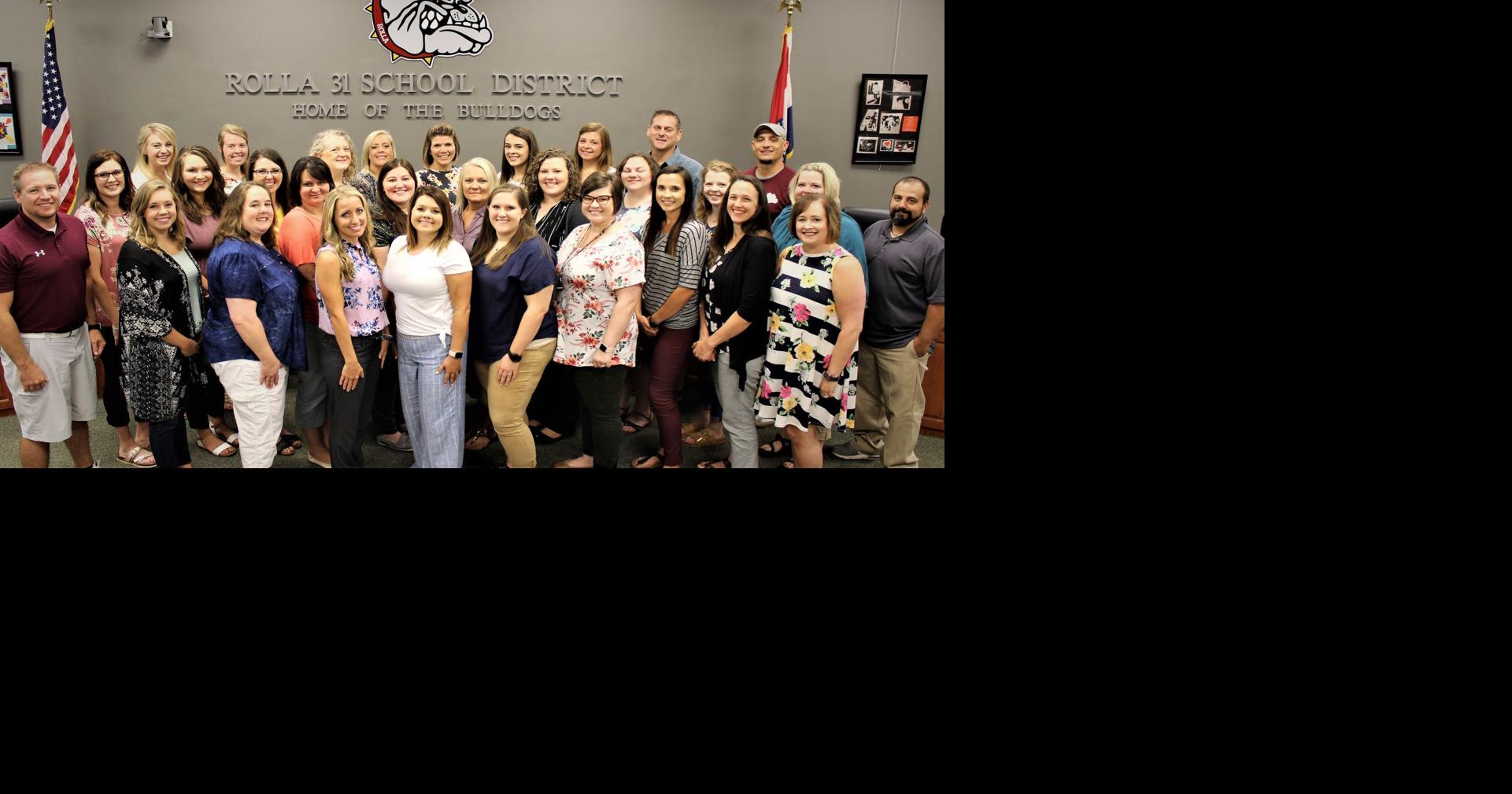 Rolla Public Schools new teachers for 20192020 School News