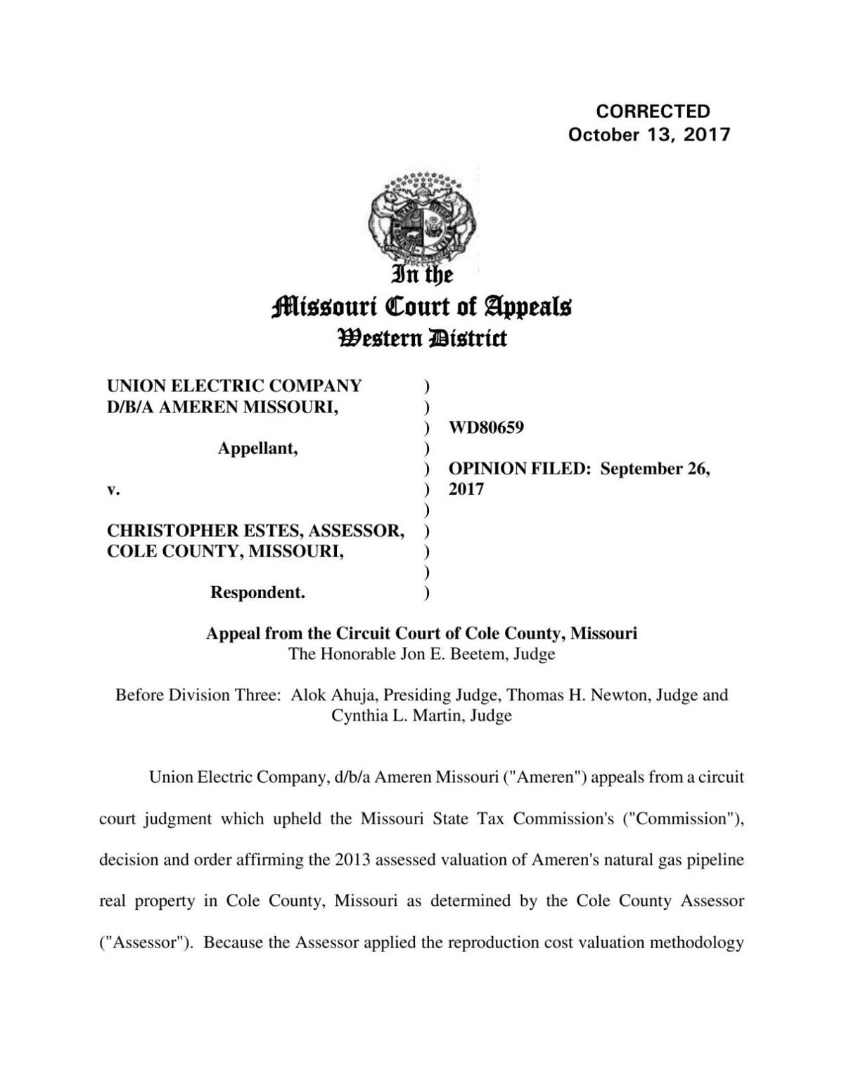 Ameren Ruling Phelpscountyfocus Com