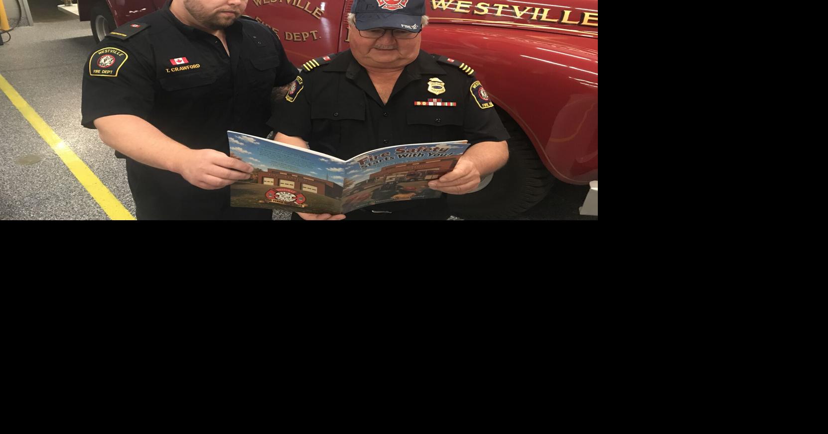 Local fir fighter authors fire safety book for kids