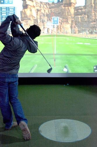 Golf simulator provides opportunity to play throughout the year