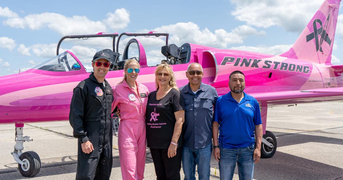 Pink Jet Project The Pink Jet wages war against breast cancer | | plaindealerin.com